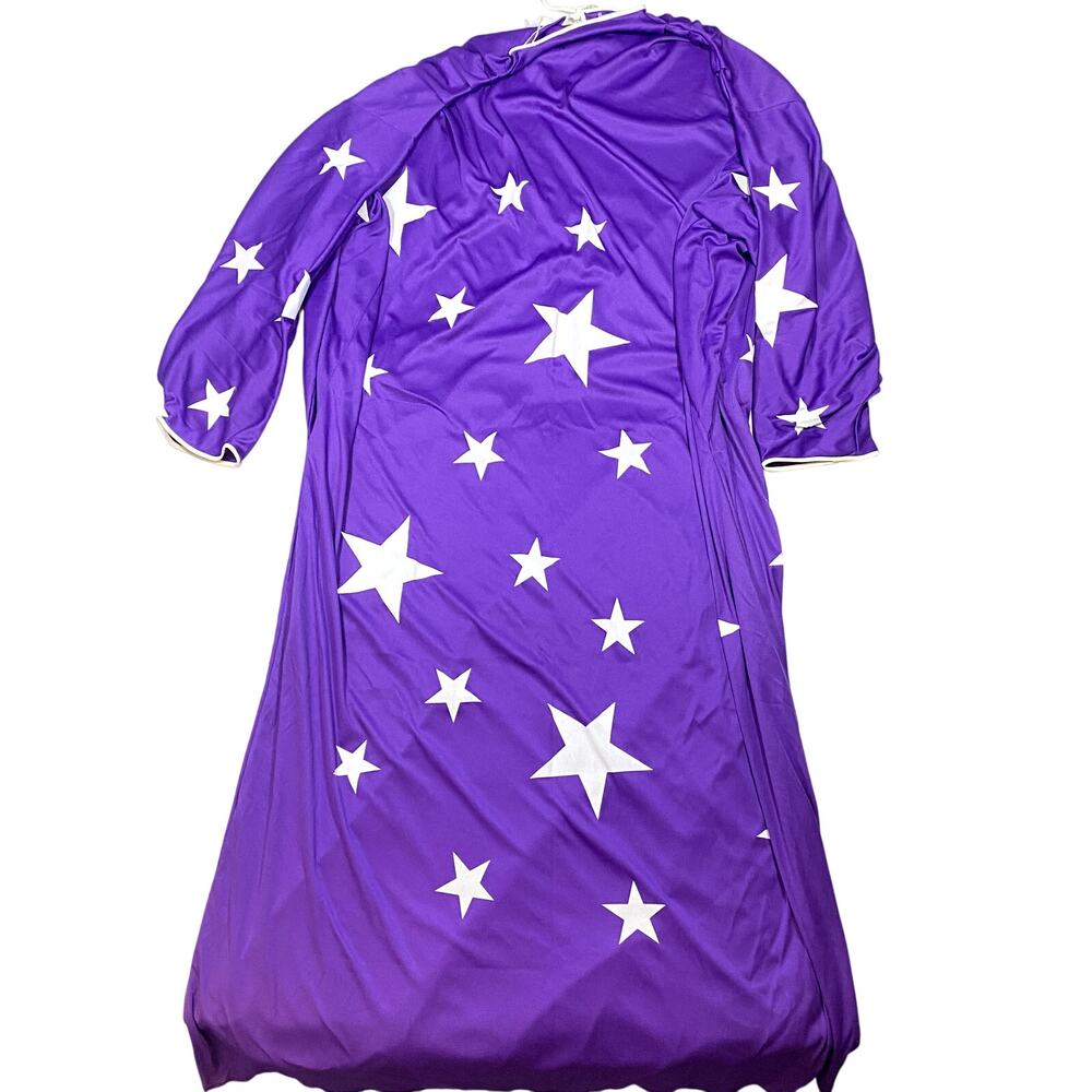 Distinctive Costumes Magician Wizard Robe Hat Costume Purple One Size Fits Most